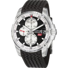 Chopard Men's 'Miglia Gran Turismo' Black Rubber Strap Watch