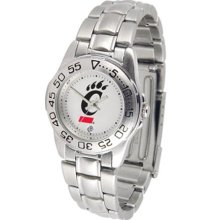 Cincinnati Bearcats UC Womens Steel Sports Watch