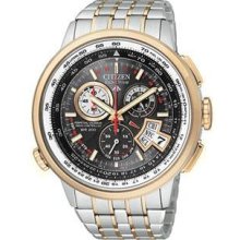 Citizen Eco Drive Atomic Chronograph Mens Watch BY0006-50E