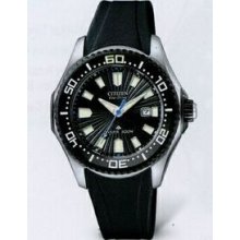 Citizen Eco-drive Black Promaster Diver Watch (34 Mm Case)