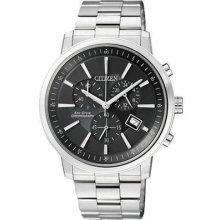 Citizen Eco Drive Chronograph Men's Watch At0495-51e Warranty,box, Rrp:Â£250