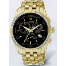 Citizen Eco Drive Gold Calibre 8700 Watch With 36 Diamonds