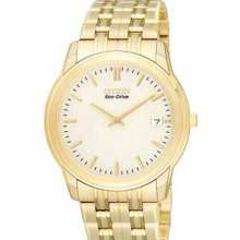 Citizen Eco-Drive Gold Tone Dress AU1002-58P