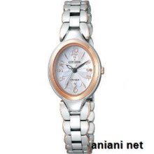 Citizen Lineup Exceed Eco-drive Ladies Ex2044-54w Silver X Pink Watch