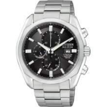 Citizen Watch, Mens Eco-Drive Titanium Bracelet 43mm CA0020-56E