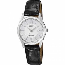 Citizen Women's Eco-Drive EU2537-05A Black Leather Quartz Watch w ...