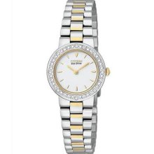 Citizen Women's Ew9824-53a Eco-drive Silhouette Crystal Two-tone Watch