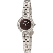 Citizen Women's EX1080-56E Eco-Drive Silhouette Crystal Watch - EX1080