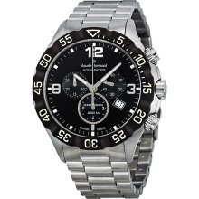 Claude Bernard Aquarider Black Dial Mens Watch 102023NIN