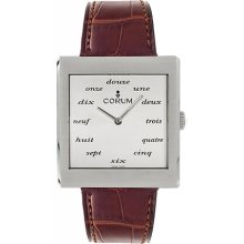 Corum Buckingham Steel Brown Mens Watch 157 181 20 0002 BA44