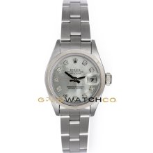 Datejust 69160 Steel Oyster Band Smooth Bezel MOP Diamond Dial