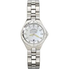 Denver Nuggets Womens Pearl Watch with Stainless Steel Bracelet ...