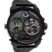 Diesel DZ7266 Quad Time Zone Chronograph Stainless Steel Case and