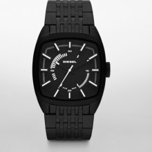 Diesel Men's Scalped, Black-Plated Steel, Square Dial DZ1586 Watch