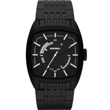 DIESEL 'Scalped' Square Bracelet Watch, 40mm Black