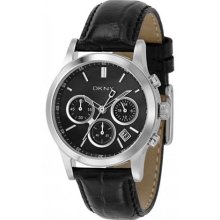 DKNY Chronograph Leather Ladies Watch NY4806