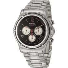 Ebel Men's '1911' Black Automatic Chronograph Watch ...