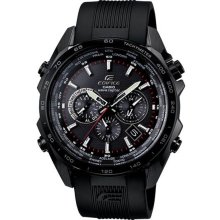 Edifice 45mm Black Label Edition Solar Self-Adjusting Alarm Timepiece