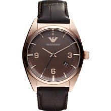 Emporio Armani Classic Leather Men's Watch AR0367
