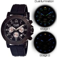 Equipe Tritium Tube Black Dial Men's Watch