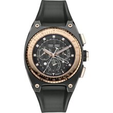 ESQ 07301322 Fusion Retrograde Chronograph Black Dial Strap