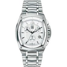 ESQ Men's Bracer Chronograph Silver Dial 07301243