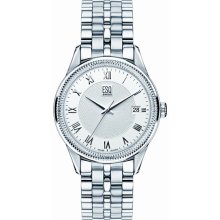 ESQ Men's Harrisson Stainless Steel White Dial 07301280