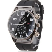 Fashionable Silicone Band Wrist For Watch Men