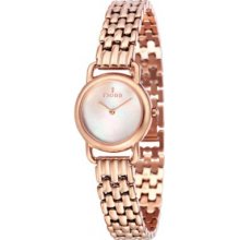 FJ-6010-55 Fjord Ladies JETTE Rose Gold 2 Hand Watch