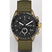 Fossil Decker Vintaged Bronze Chrono Men's Watch DE5017