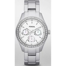 Fossil Dress Silver-Tone Dial Women's Watch #ES2947