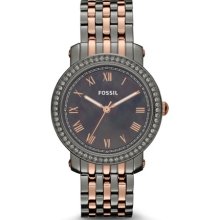 Fossil Emma Stainless Steel Watch Two-Tone - ES3115