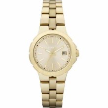 Fossil Gold Tone Stainless Steel Bracelet Women's Watch Am4408