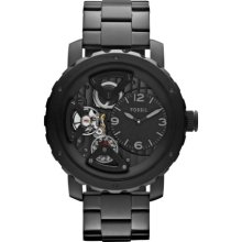 Fossil ME1133 Nate Twist All Black Steel