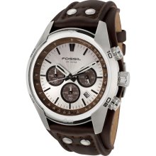 Fossil Men's Silver Dial Watch CH2565