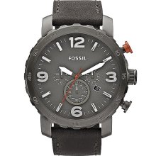 Fossil Nate Watch In Grey