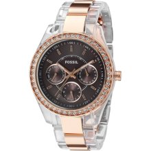 Fossil Women's Brown Dial Watch ES2806