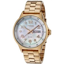 Fossil Women's White Dial Watch AM4334