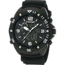 Freestyle Men's Dive FS85008 Black Polyurethane Quartz Watch with