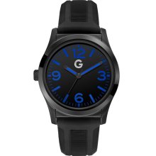 G by GUESS Blackout with Blue Watch, BLACK