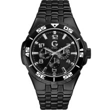 G by GUESS Round Multi-Function Black Watch