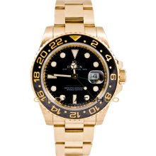 GMT Master II 116718 18K Yellow Gold Ceramic Bezel Perfect