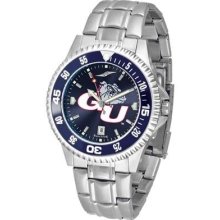 Gonzaga University Bulldogs Men's Stainless Steel Dress Watch