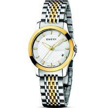 Gucci G-Timeless Stainless Steel and 18K Gold Watch, 27mm