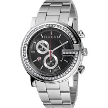 Gucci Men's G-Timeless Black Dial Watch ya101324