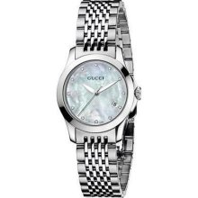 Gucci YA126504 G-Timeless Diamond MOP Women's Watch