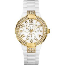 GUESS White Polycarbonate Ladies Watch U11623L1