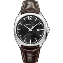 Hamilton H36515535 Jazzmaster Cushion Men's Leather Watch