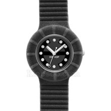 Hip Hop Velvet Touch Black Velvet Watches