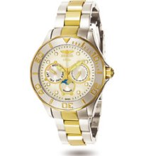 Invicta Diver Elite Moon Phase Champagne Dial Luminous